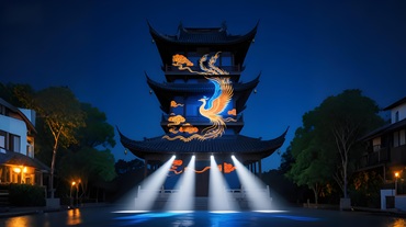建筑投影终极指南：如何让你的建筑在夜晚“开口说话”？